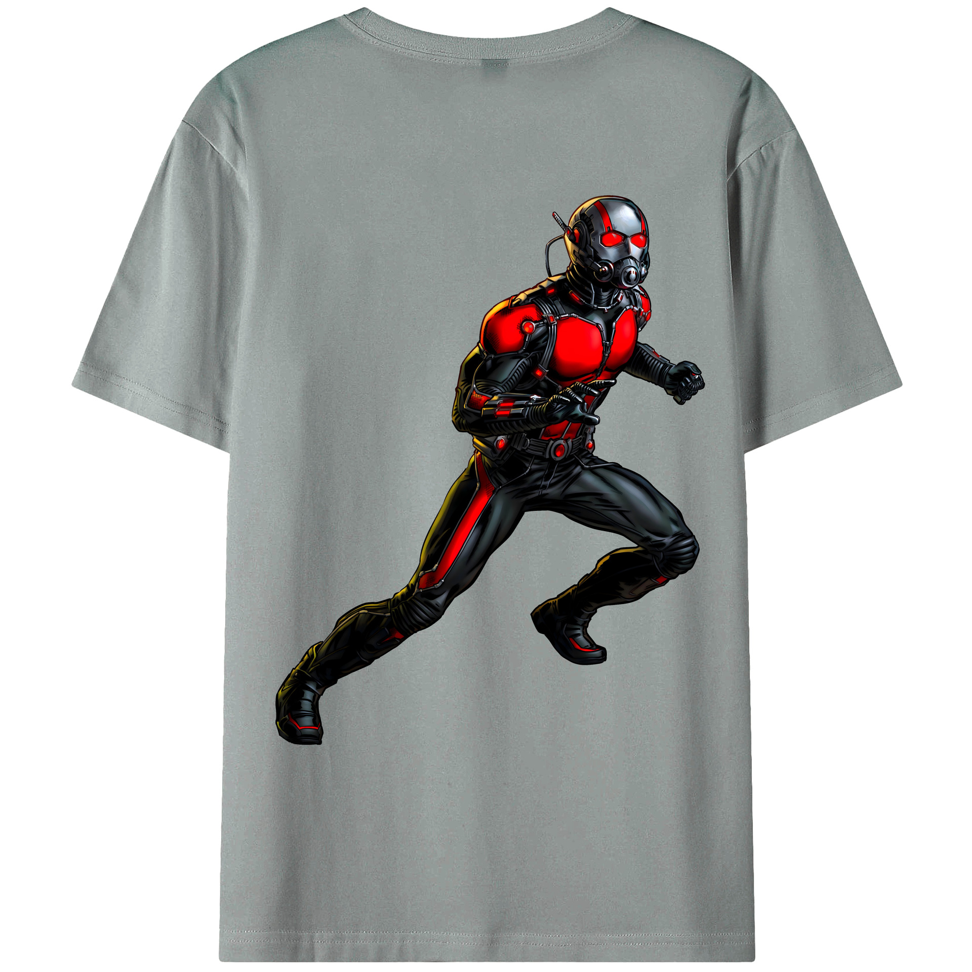 （画像用） アベンジャーズ The Avengers 綿100％ メンズ半袖Tシャツ（バックプリント） 通気性